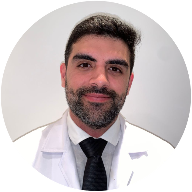 Retrato do Dr. Lucas Claros, médico urologista